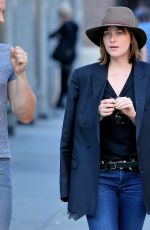 DAKOTA JOHNSON in Jeans Out in New York 07/28/2015