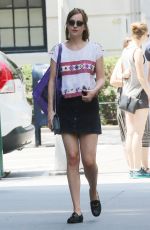 DAKOTA JOHNSON Out and About in New York 07/29/2015