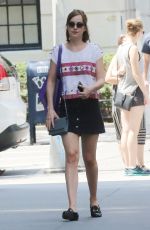 DAKOTA JOHNSON Out and About in New York 07/29/2015