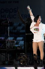 DEMI LOVAT Performs at All-star Concert at Paul Brown Stadium