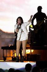 DEMI LOVAT Performs at All-star Concert at Paul Brown Stadium