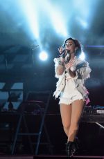 DEMI LOVAT Performs at All-star Concert at Paul Brown Stadium