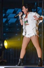 DEMI LOVAT Performs at All-star Concert at Paul Brown Stadium