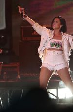 DEMI LOVAT Performs at All-star Concert at Paul Brown Stadium