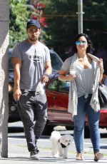 DEMI LOVATO and Wilmer Valderrama Out and About in Vancouver 07/19/2015
