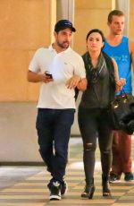 DEMI LOVATO and Wilmer Valderrama Out in Sherman Oaks 07/24/2015