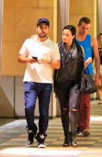 DEMI LOVATO and Wilmer Valderrama Out in Sherman Oaks 07/24/2015