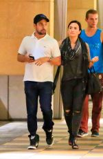 DEMI LOVATO and Wilmer Valderrama Out in Sherman Oaks 07/24/2015