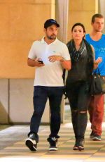 DEMI LOVATO and Wilmer Valderrama Out in Sherman Oaks 07/24/2015