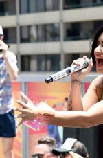 DEMI LOVATO at 102.7 Kiis FM Cool for the Summer Pool Party in Los Angeles