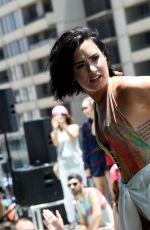 DEMI LOVATO at 102.7 Kiis FM Cool for the Summer Pool Party in Los Angeles