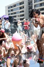 DEMI LOVATO at 102.7 Kiis FM Cool for the Summer Pool Party in Los Angeles