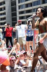 DEMI LOVATO at 102.7 Kiis FM Cool for the Summer Pool Party in Los Angeles