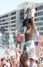 DEMI LOVATO at 102.7 Kiis FM Cool for the Summer Pool Party in Los Angeles