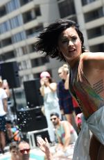 DEMI LOVATO at 102.7 Kiis FM Cool for the Summer Pool Party in Los Angeles