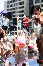 DEMI LOVATO at 102.7 Kiis FM Cool for the Summer Pool Party in Los Angeles
