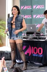 DEMI LOVATO at a Pool Party in Gansevoort in New York