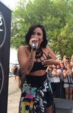 DEMI LOVATO at Cool for the Summer Lakeside Party in Lake Minnetonka