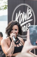 DEMI LOVATO at Cool for the Summer Lakeside Party in Lake Minnetonka