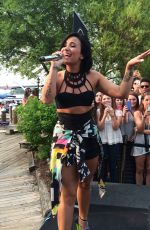 DEMI LOVATO at Cool for the Summer Lakeside Party in Lake Minnetonka