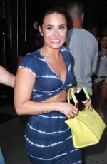 DEMI LOVATO Leaves Her Z100 Pool Party for Cool for the Summer in New York