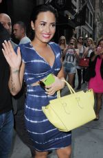 DEMI LOVATO Leaves Her Z100 Pool Party for Cool for the Summer in New York