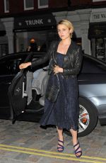 DIANNA AGRON Arrives at Chiltern Firehouse in London 07/01/2015