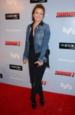 DINA MEYER at Sharkando 3: Oh Hell No! Premiere in Los Angeles
