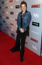 DINA MEYER at Sharkando 3: Oh Hell No! Premiere in Los Angeles