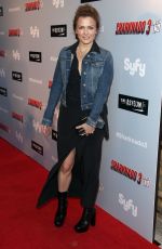 DINA MEYER at Sharkando 3: Oh Hell No! Premiere in Los Angeles