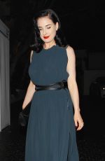 DITA VON TEESE Arrives at Chateau Marmont in West Hollywood 07/11/2015