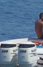 DOUTZEN KROES in Bikini at a Boat in Ibiza 07/22/2015