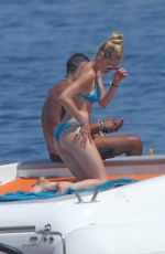 DOUTZEN KROES in Bikini at a Boat in Ibiza 07/22/2015
