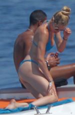 DOUTZEN KROES in Bikini at a Boat in Ibiza 07/22/2015