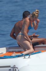 DOUTZEN KROES in Bikini at a Boat in Ibiza 07/22/2015