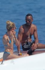 DOUTZEN KROES in Bikini at a Boat in Ibiza 07/22/2015