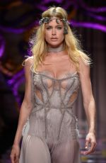 DOUTZEN KROEZ on the Runway of Atelier Versace Fashion Show in Paris