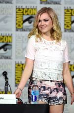 ELIZA TAYLOR at Fan Favorites Panel at Comic Con in San Diego