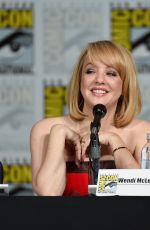 ELIZA TAYLOR at Fan Favorites Panel at Comic Con in San Diego