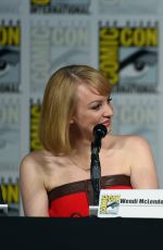 ELIZA TAYLOR at Fan Favorites Panel at Comic Con in San Diego