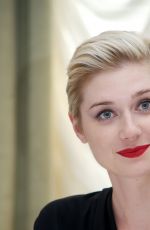 ELIZABETH DEBICKI at The Man from U.N.C.L.E. Press Conference in London