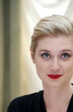 ELIZABETH DEBICKI at The Man from U.N.C.L.E. Press Conference in London