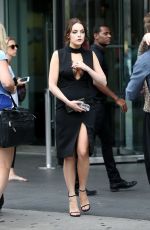 ELIZABETH GILLIES Leaves Her Hotel in New York 07/14/2015
