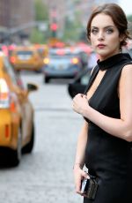 ELIZABETH GILLIES Leaves Her Hotel in New York 07/14/2015