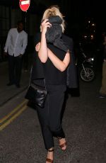 ELIZABETH OLSEN Leaves Wolsey Restaurant in London 07/23/2015