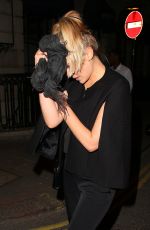 ELIZABETH OLSEN Leaves Wolsey Restaurant in London 07/23/2015