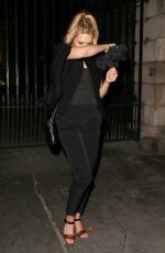 ELIZABETH OLSEN Leaves Wolsey Restaurant in London 07/23/2015