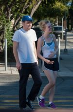 ELLE FANNING and Zalman Band Out and About in Los Angeles 07/23/2015