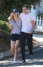 ELLE FANNING and Zalman Band Out in Studio City 07/26/2015