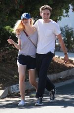 ELLE FANNING and Zalman Band Out in Studio City 07/26/2015